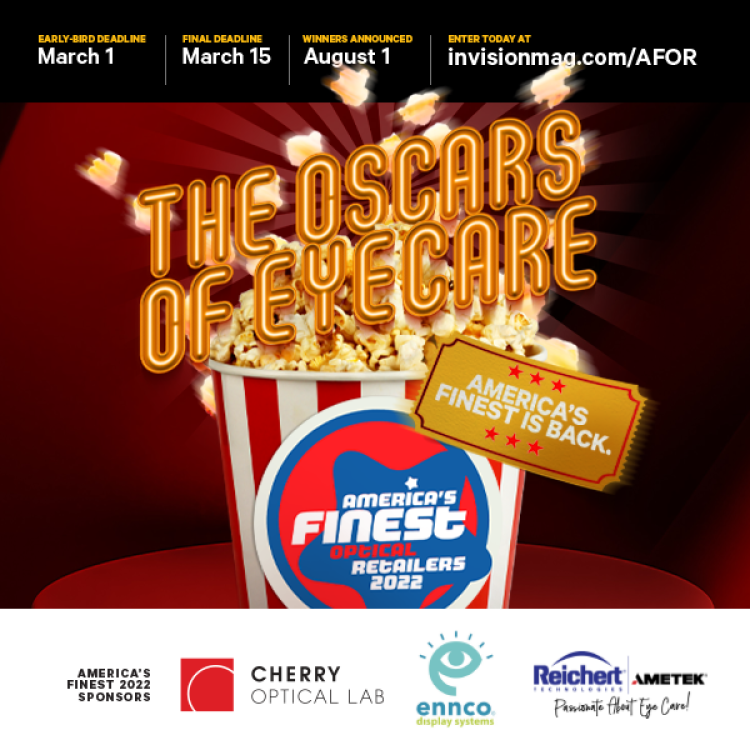 Our America’s Finest Optical Retailers (AFOR) Contest is back for 2022!