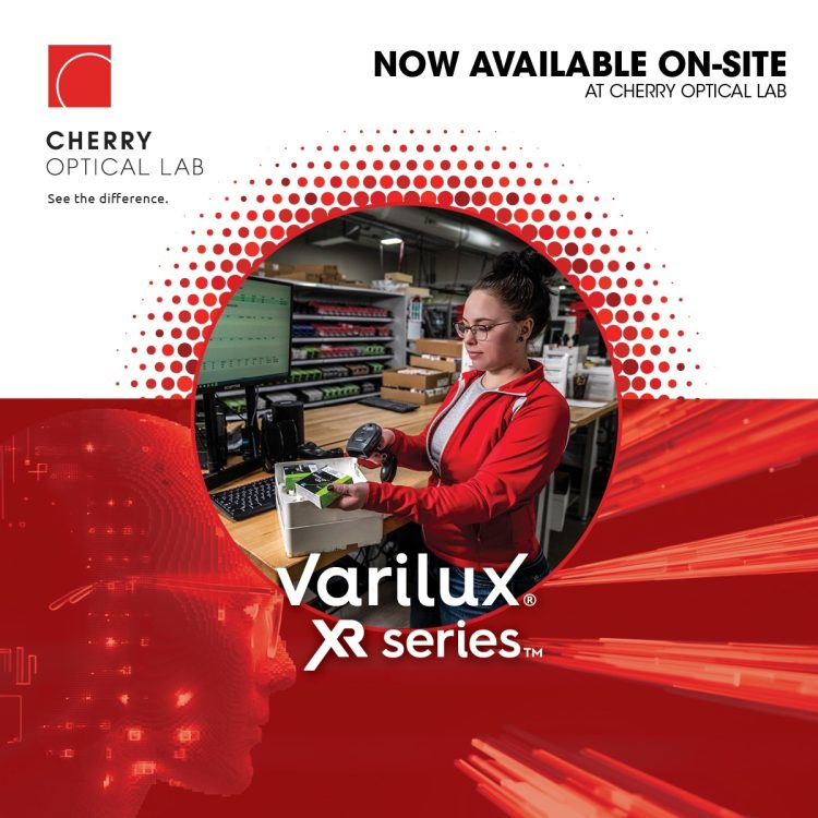 PRESS RELEASE: CHERRY OPTICAL LAB ANNOUNCES ON-SITE PRODUCTION OF VARILUX XR SERIES